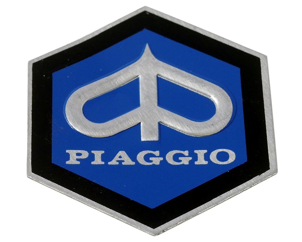 Emblem PIAGGIO 6-Eck Kaskade fr Vespa PK5-125:S:ETS:P8-15X: