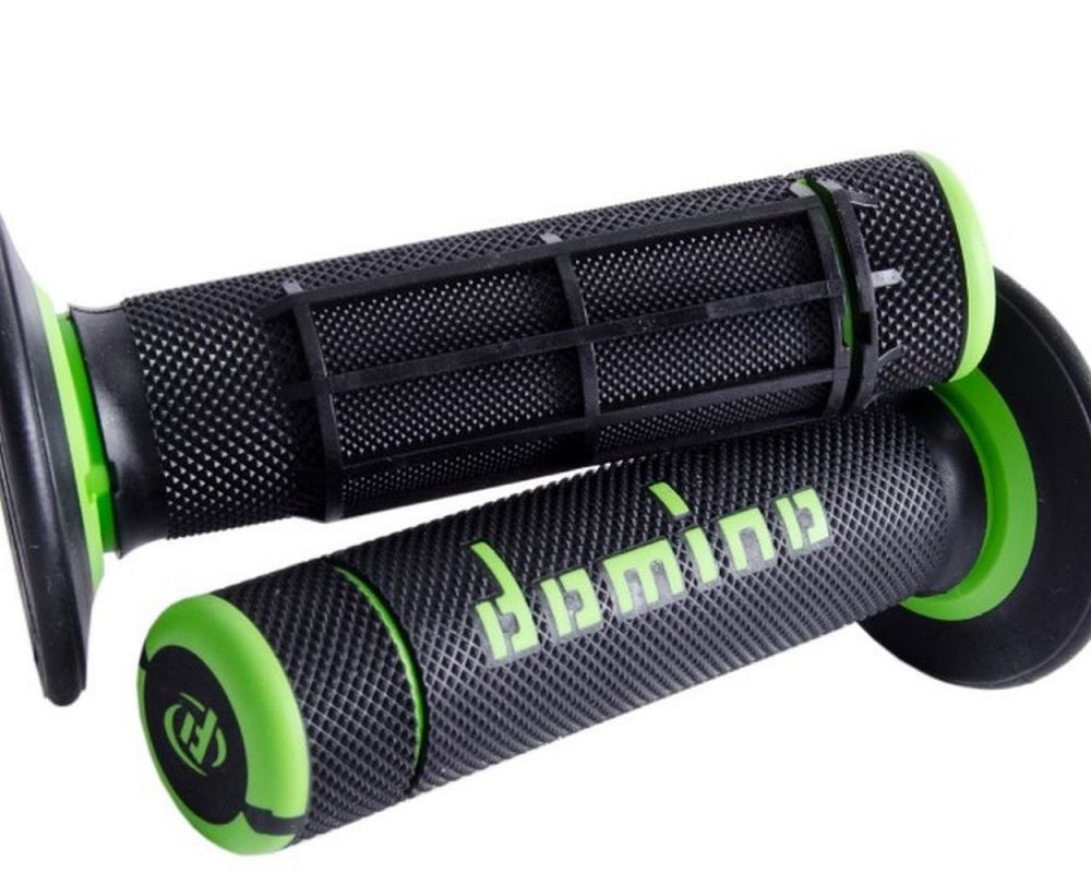 Lenkergriffe Domino Cross Dual Color schwarz-gr�n