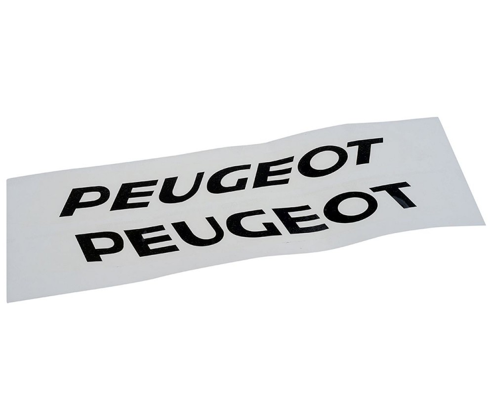 Stickerset Peugeot Schwarz