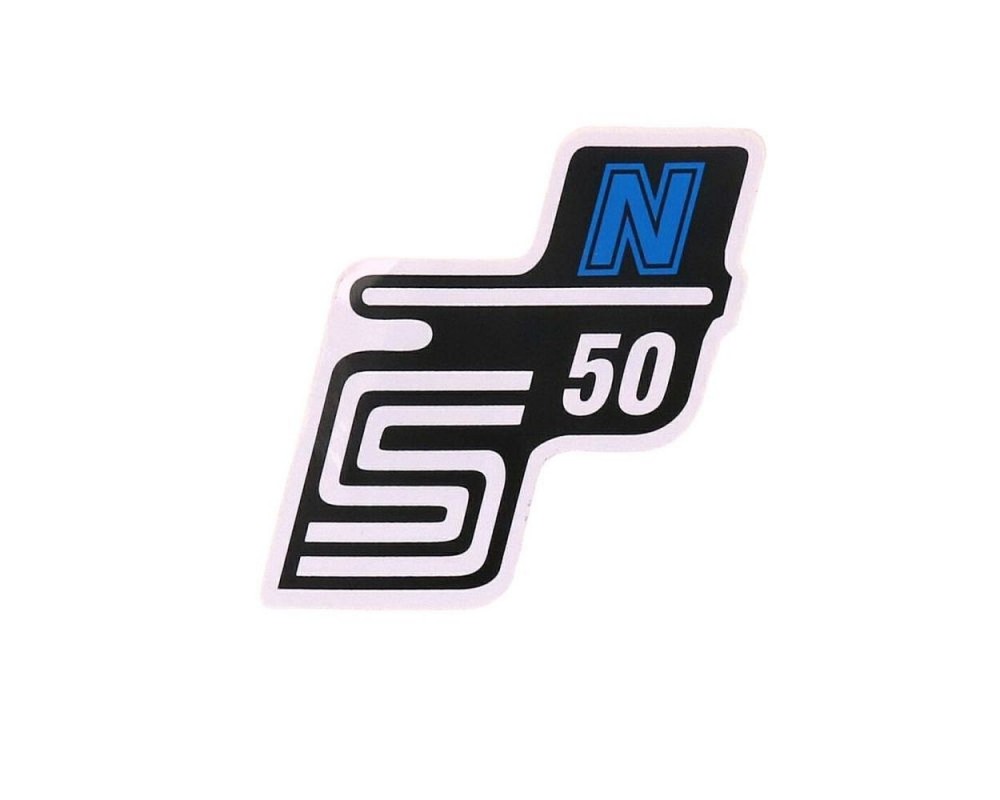 Schriftzug S50 N 2EXTREME blau fr Simson S50
