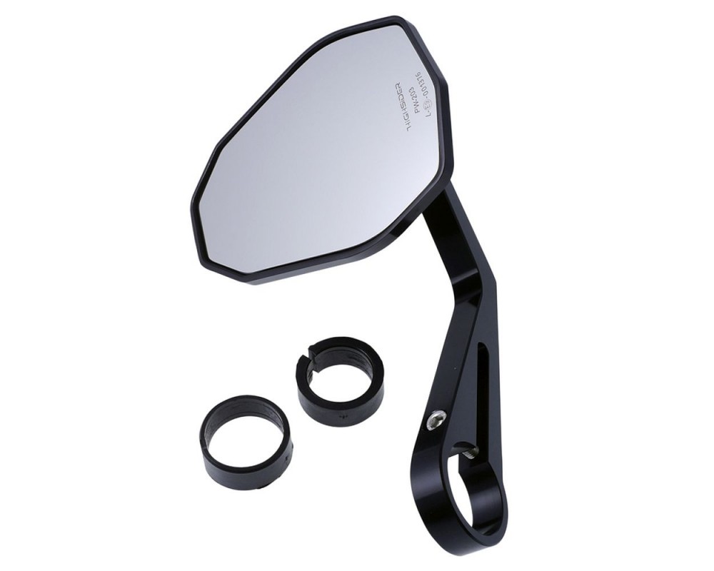 Spiegel HIGHSIDER Victory, schwarz, 7/8 / 1 Zoll Lenker mit ABE Roller, Motorrad, Quad, Moped