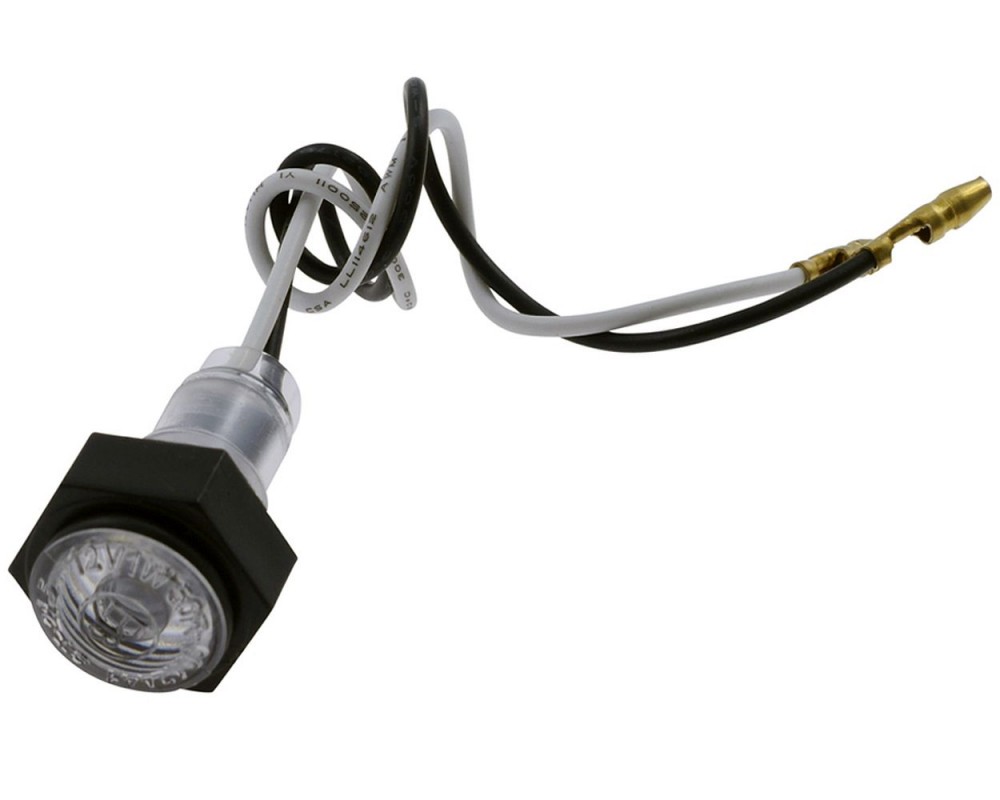 Standlicht Mini LED, Motorrad, rund, Linsen-Durchmesser 14,8 mm, 15x15x30mm