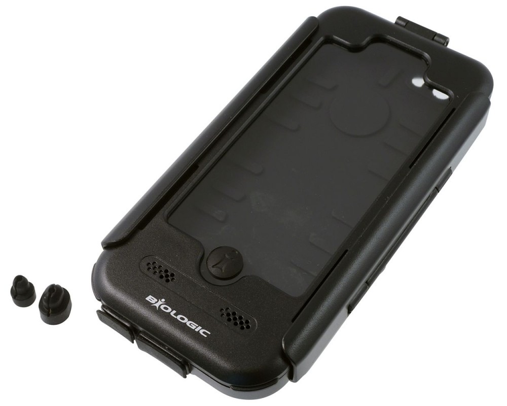 Motorrad Hardcase für iPhone 5 Spritzwassergeschützt. Schwarz. Für GPS-Halter.
