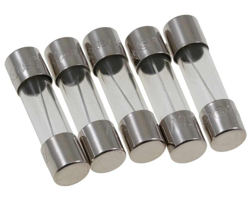 Glassicherung 25mm (7 Amp), 5er Pack