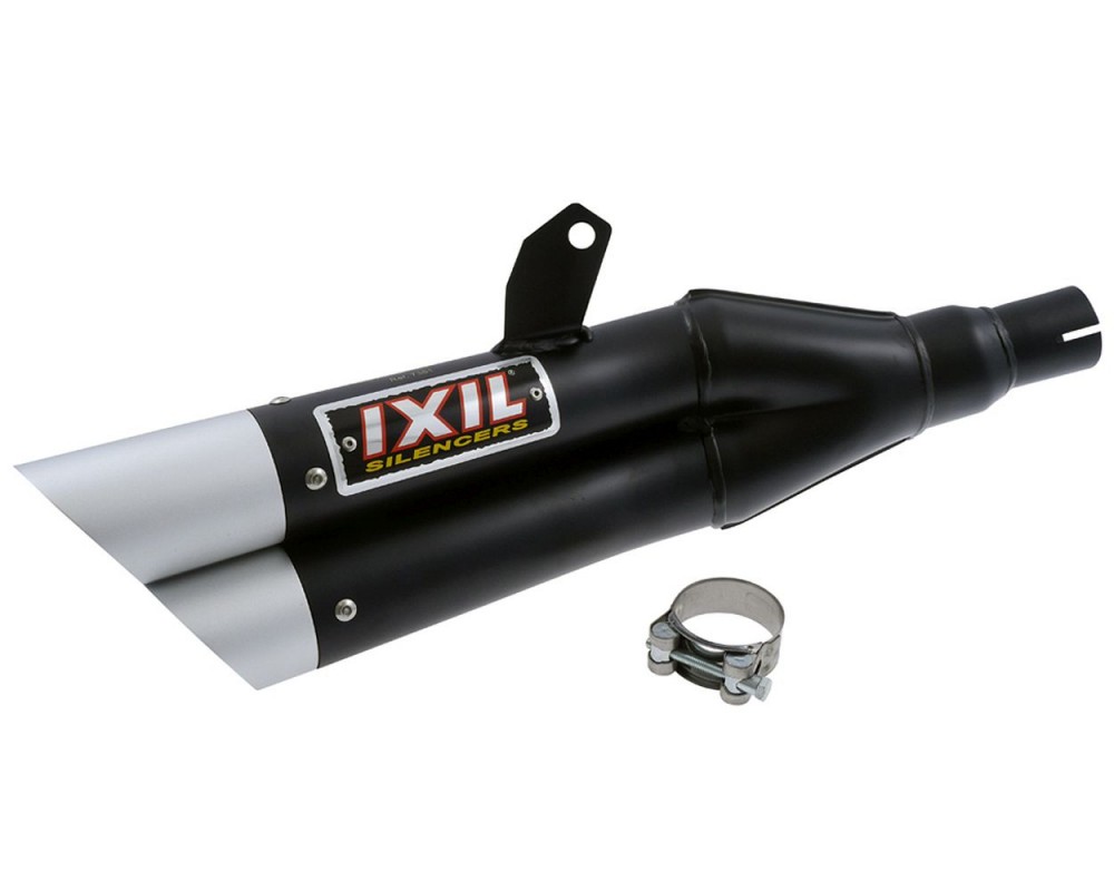 Auspuffanlage IXIL Hyperlow black XL Endtopf Kawasaki ER 6 F, 06-11, ER 6 N, 05-11