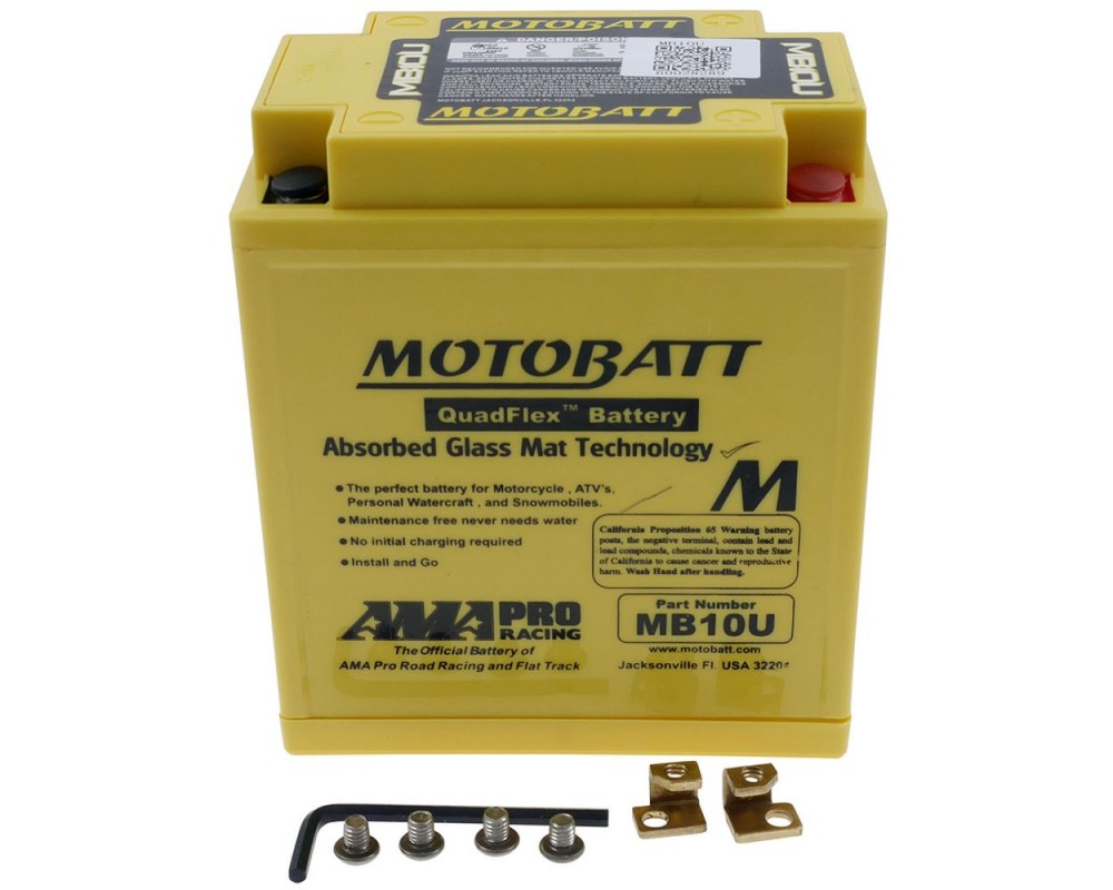 Batterie 12V 14,5Ah MOTOBATT MB10U 4-polig