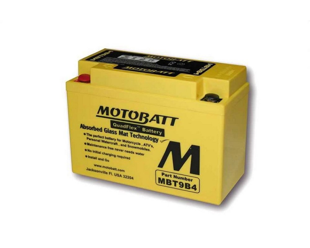 Batterie 12V 9Ah MOTOBATT MBT9B4