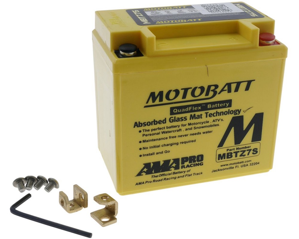 Batterie 12V 6,5Ah MOTOBATT MBTZ7S