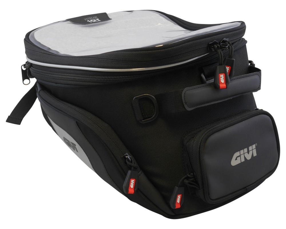 Tankrucksack GIVI X-Stream Bag mit Tanklock System, schwarz, für Motorrad, Enduro, Adventure, Tasche, Gepäck