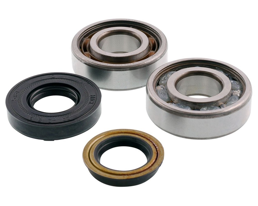 Kurbelwellenlagersatz RMS SKF C4 Teflon mit Wellendichtringen kompatibel f�r Minarelli liegend / stehend Yamaha Aerox, MBK Nitro, Booster, Aprilia SR5