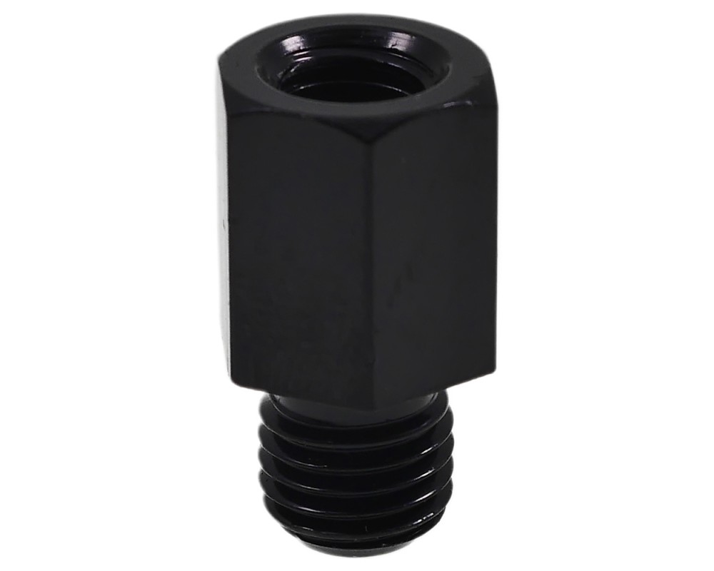 Spiegeladapter M10 auf M8 Rechtsgewinde schwarz, kompatibel fr Roller, Motorrad, Moped, Mofa, Quad, Universal Ersatz Adapter Spiegelhalter