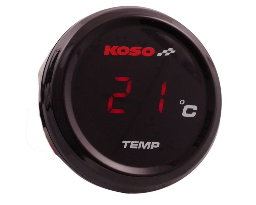 Temperaturanzeige KOSO COIN l- o. Wasser, 0-120