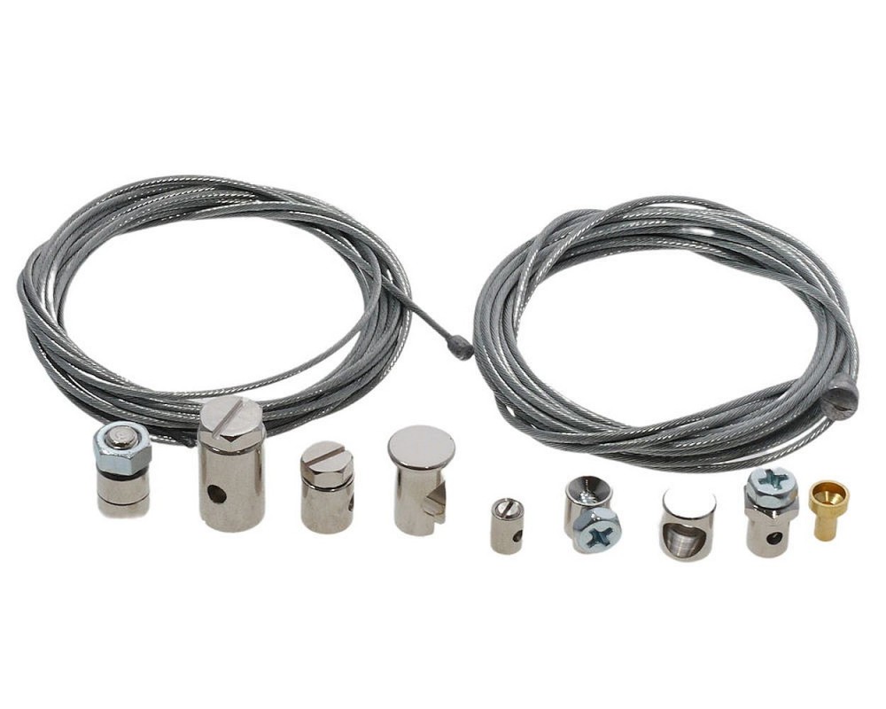 Gaszug  Kupplungszug  Nippel Reparatur Set universal 2-Z�ge 9-Nippel