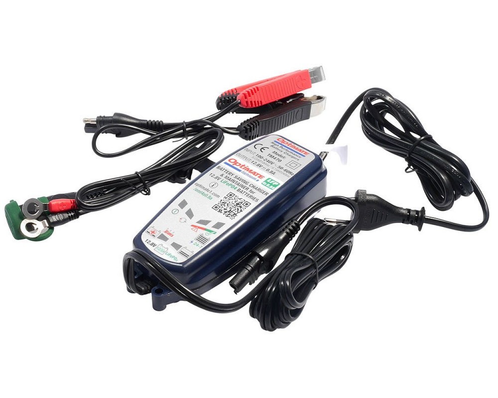 Batterieladegerät OPTIMATE 4S Lithium 0,8A für LiFeP04 Motorrad, Roller, Quad, Jetski, Cross, Enduro, Kart