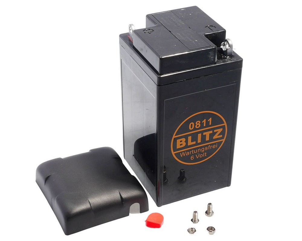 Batterie BLITZ Gel 0811 6 Volt Wartungsfrei fr BMW R 25 /3 R 50 /2 R50 S R 51 R 60 69 B49-6