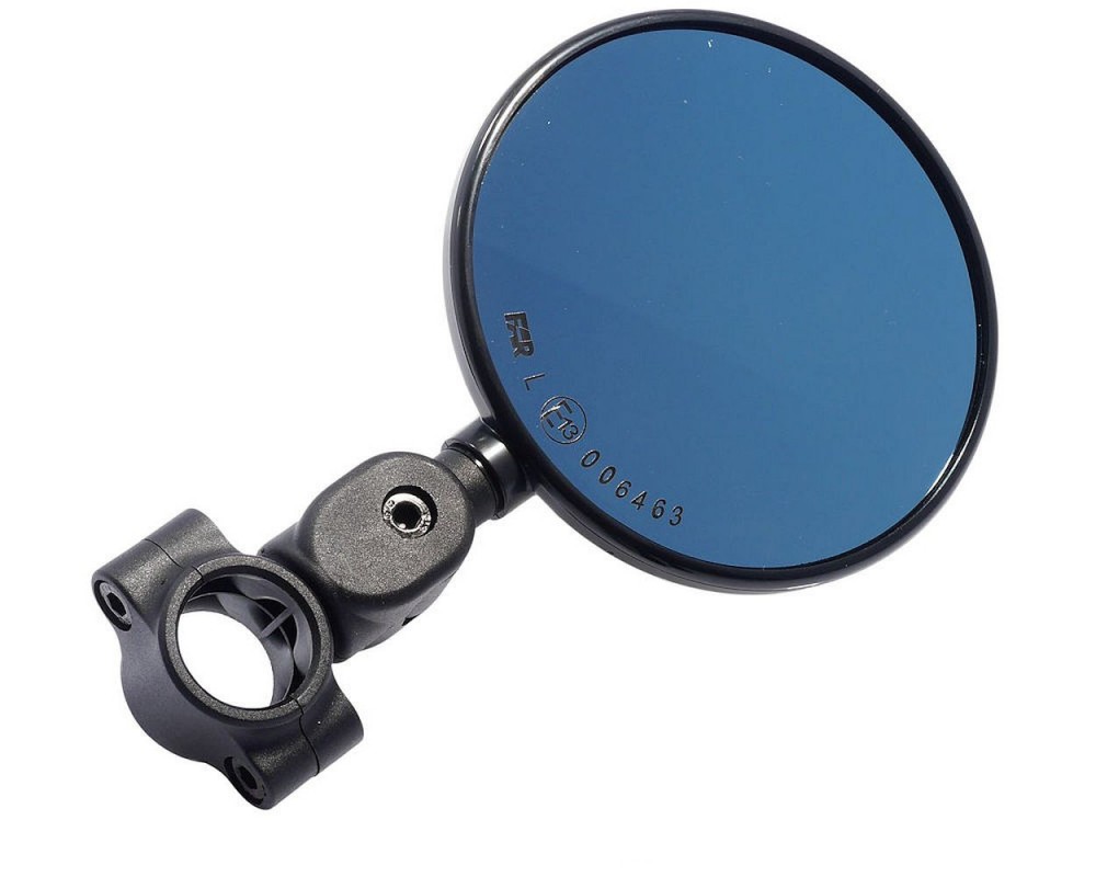 Spiegel FAR Flexi Enduro 7699 klappbar schwarz f�r 22-24mm Lenker Motocross Lenkerspiegel mit Stra�enzulassung
