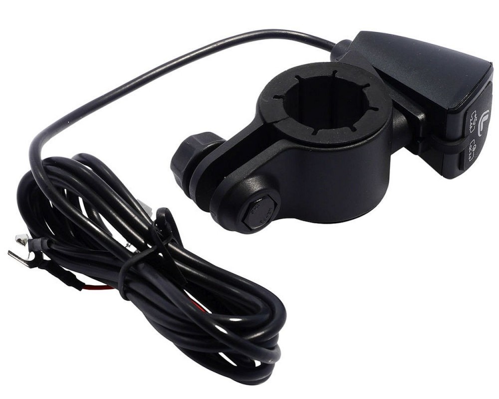 USB-Ladegerät Fix Trek LAMPA Lenker universal 21 - 32mm schwarz, Motorrad, Roller, Mofa, Moped