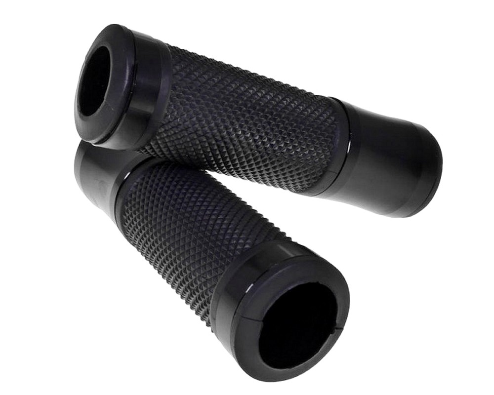 Lenkergriffe / Griffgummi 2EXTREME Super Grip schwarz 22 / 25mm 7/8 Zoll Lenker Universal Motorrad, Roller, Moped, Mofa