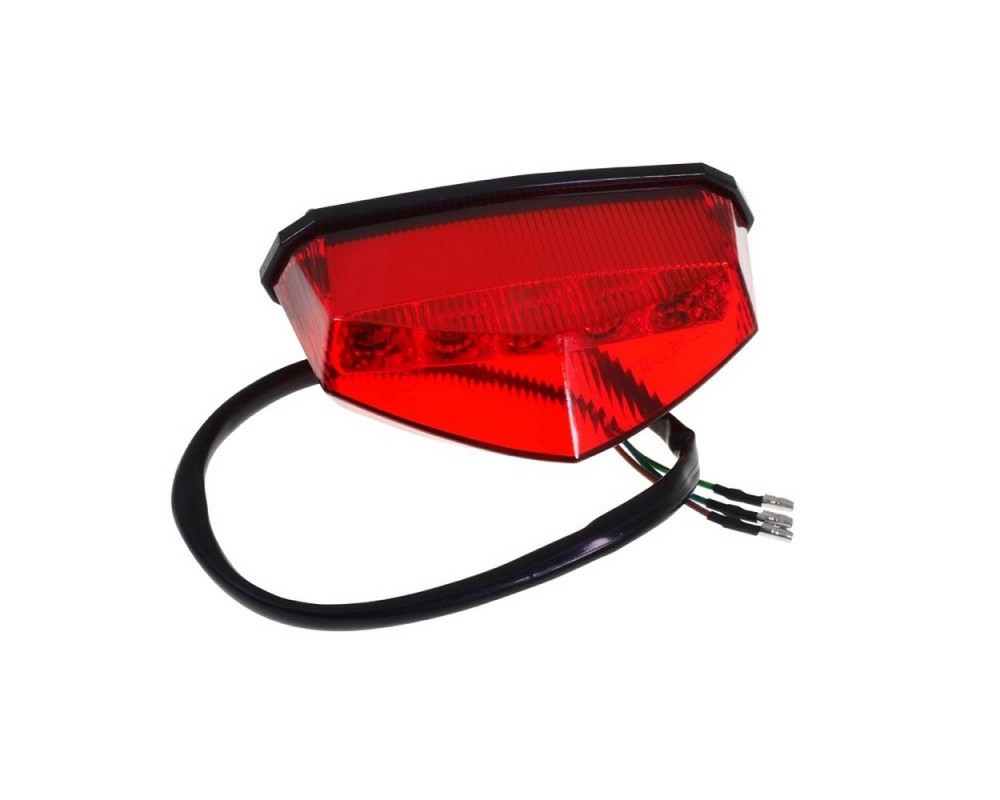 Rcklicht LED rot E-geprft fr Roller, Moped, Motorrad, Quad, Universal