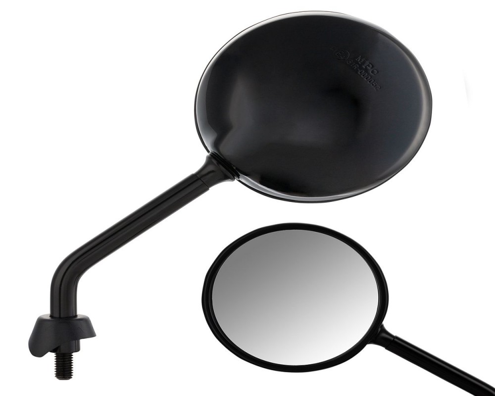 Spiegel SIP Shorty, rechts undlinks, rund,  110 mm, schwarz