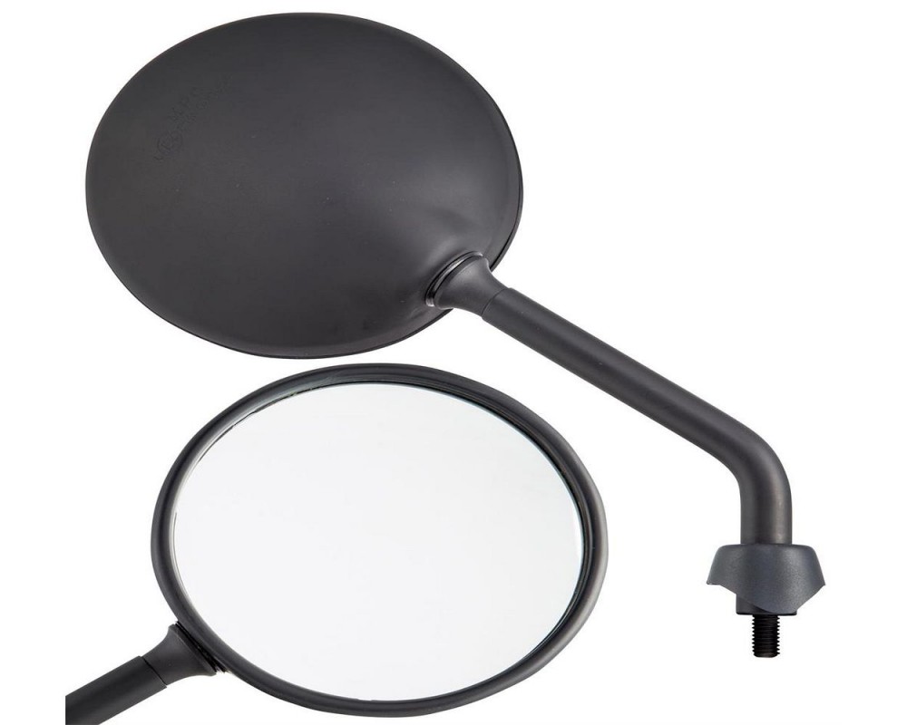 Spiegel SIP Shorty, rechts undlinks, rund,  110 mm, schwarz