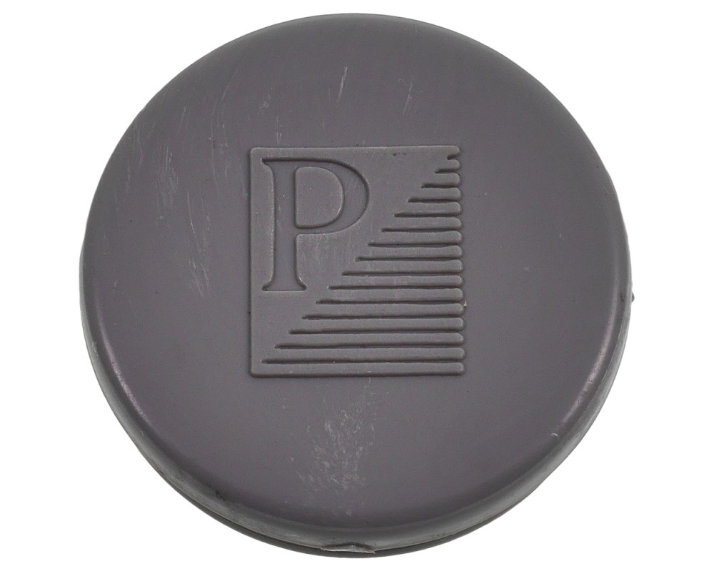 Tachoblende grau mit rechteckigem Logo, rund fr Vespa V50 N, L, R, S Ersatz Roller Klassik